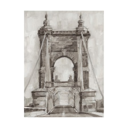 Ethan Harper 'Bridge Crossing II' Canvas Art,14x19
